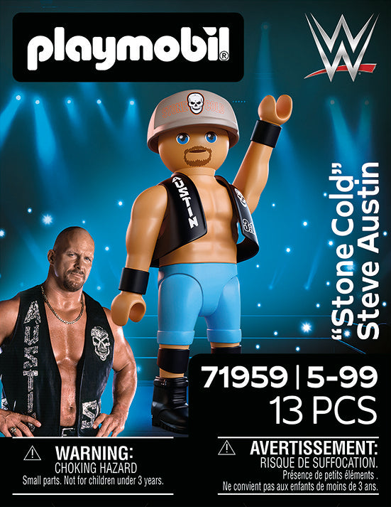 Playmobil WWE Stone Cold, figura de acción