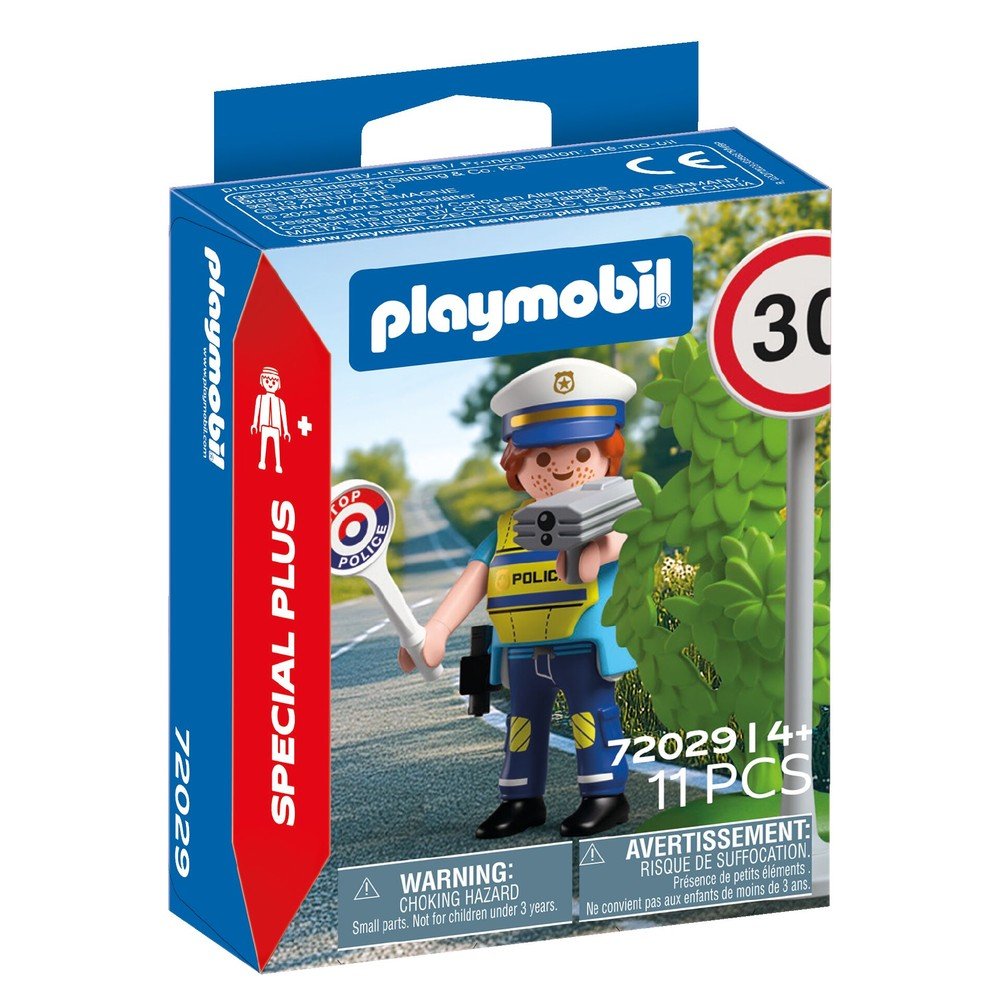 Playmobil Policía con Radar de Velocidad