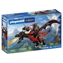 Juego educativo Dragón Negro Playmobil marca Playmobil