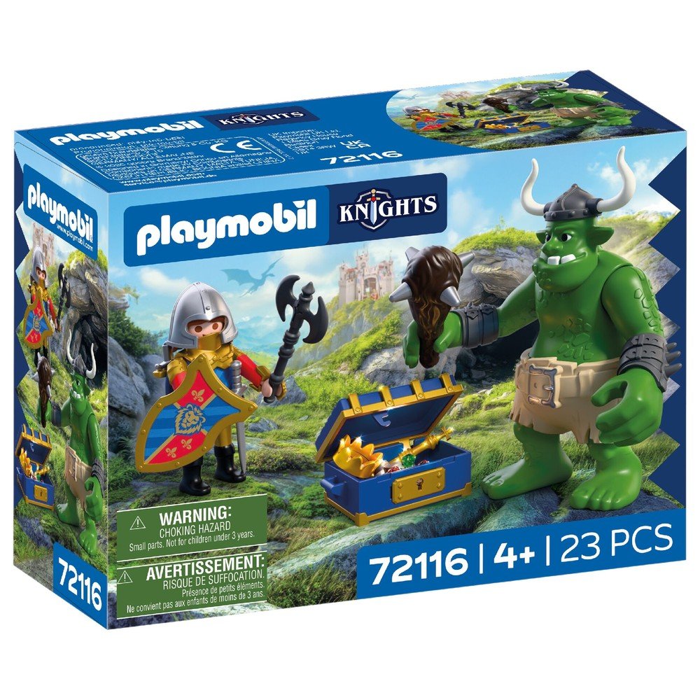 Troll con Tesoro de Caballero Leon Playmobil Juego educativo