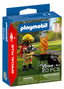 Playmobil Bombero con Foco de Incendio