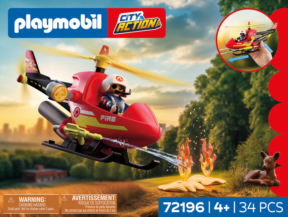 Helicóptero de bomberos Playmobil 72196