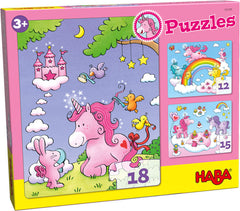 PUZZLES HABA UNICORNIO DESTELLO EVOLUTIVOS | HABA | 1 UNIDAD | 4010168209944