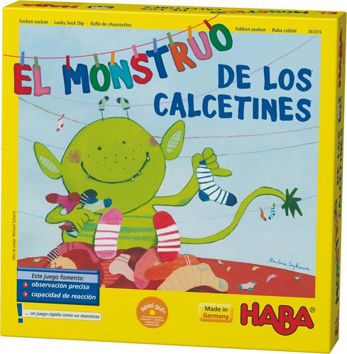 JUEGO HABA EL MONSTRUO DE LOS CALCETINES | HABA | 1 UNIDAD | 4010168221540
