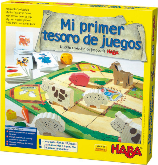 JUEGO HABA MI PRIMER TESORO DE JUEGOS | HABA | 1 UNIDAD | 4010168221663