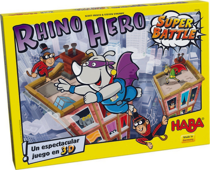 JUEGO HABA RHINO HERO-SUPER BATTLE | HABA | 1 UNIDAD | 4010168230146