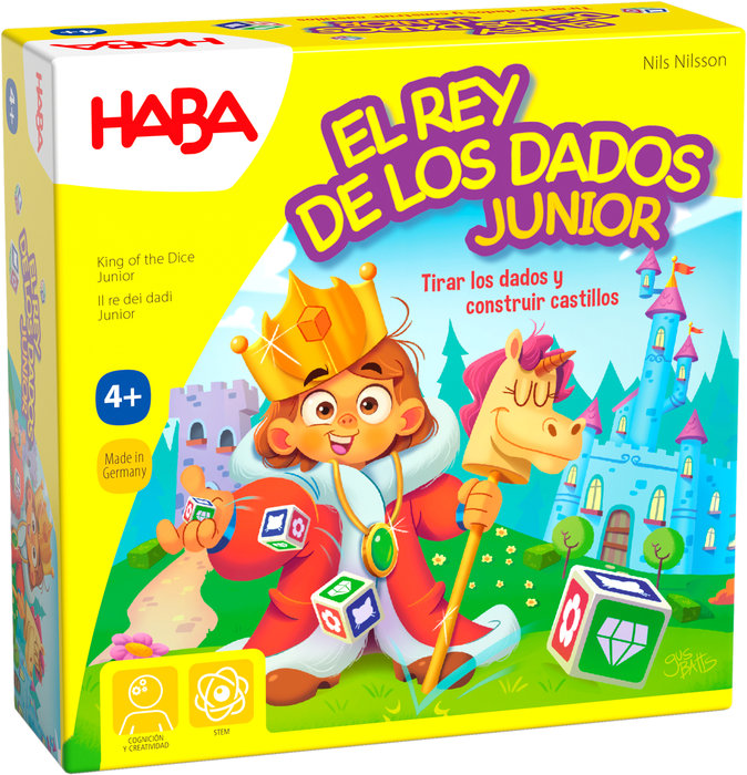 JUEGO DE MESA EL REY DE LOS DADOS JUNIOR | HABA | 1 UNIDAD | 4010168265513