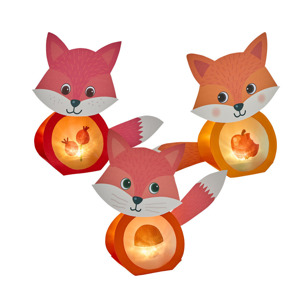 SET CREATIVO APRENDER A PEGAR MINI FAROLILLOS ZORRO | HABA | 1 UNIDAD | 4010168286389 Imagen principal del producto