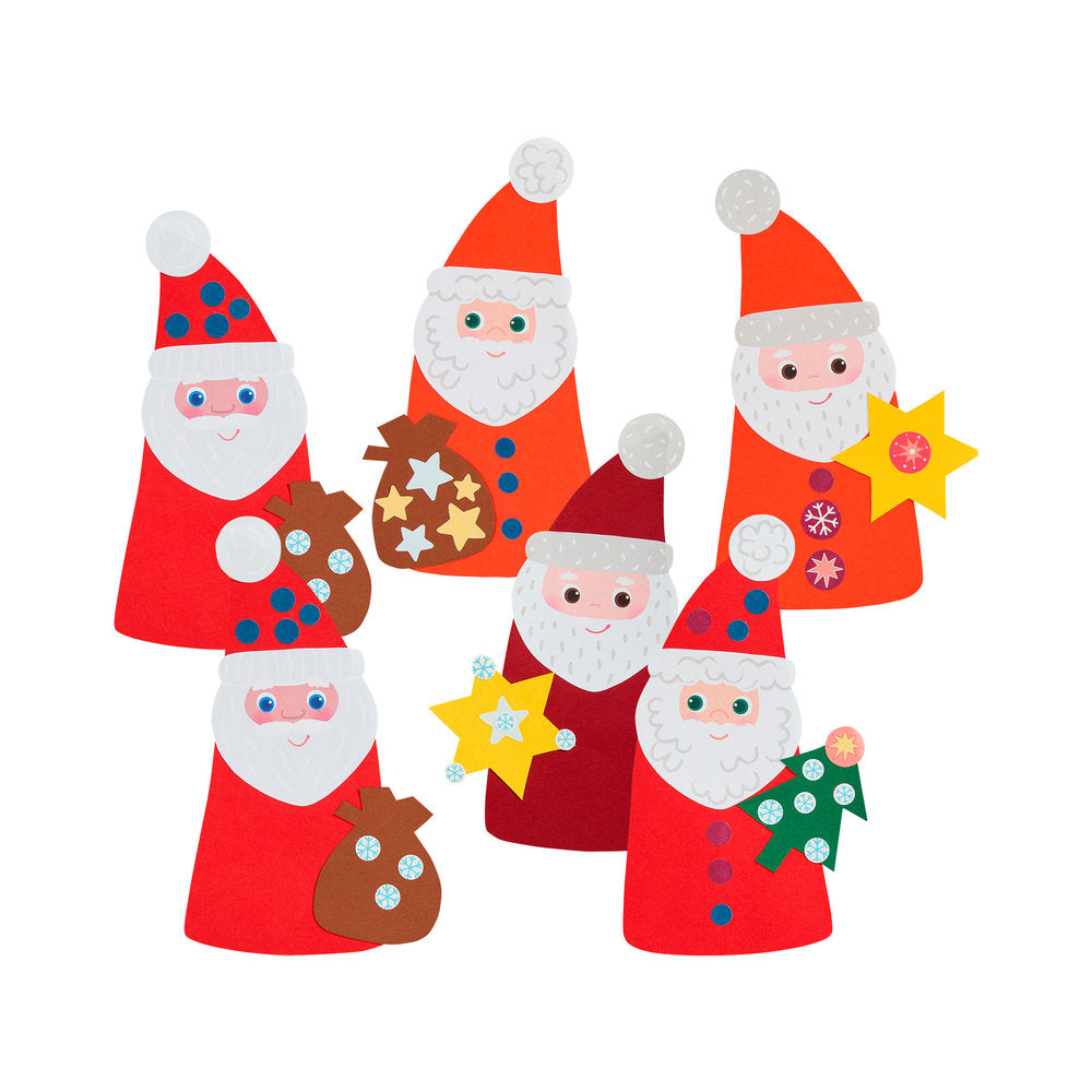 Set Creativo Aprender a Pegar Papa Noel HABA