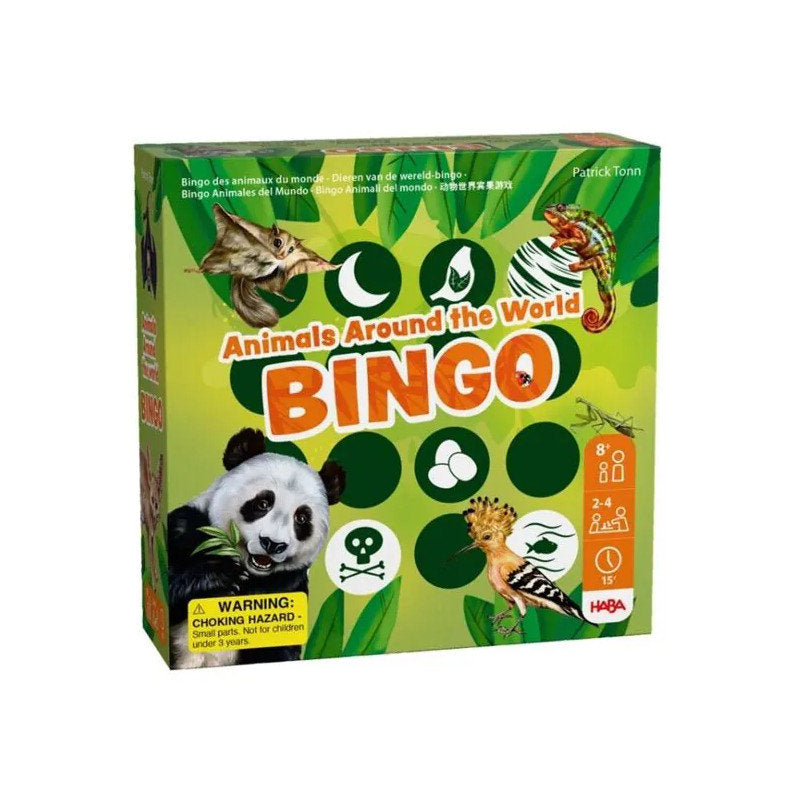 Juego Haba Bingo Animales del Mundo Educativo y Memoria HABA Imagen principal del producto