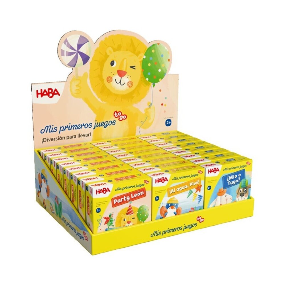 EXPOSITOR 24 MIS PRIMEROS JUEGOS HABA TO GO | HABA | ENVASE 24 UDS. UNIDAD | 4010168286938