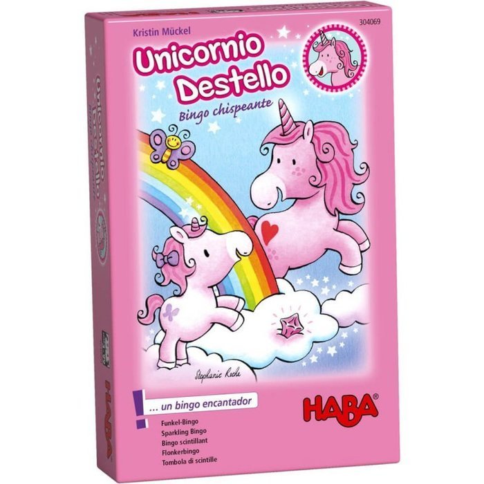 JUEGO HABA UNICORNIO DESTELLO BINGO CHISPEANTE | HABA | 1 UNIDAD | 4010168287447 Imagen principal del producto