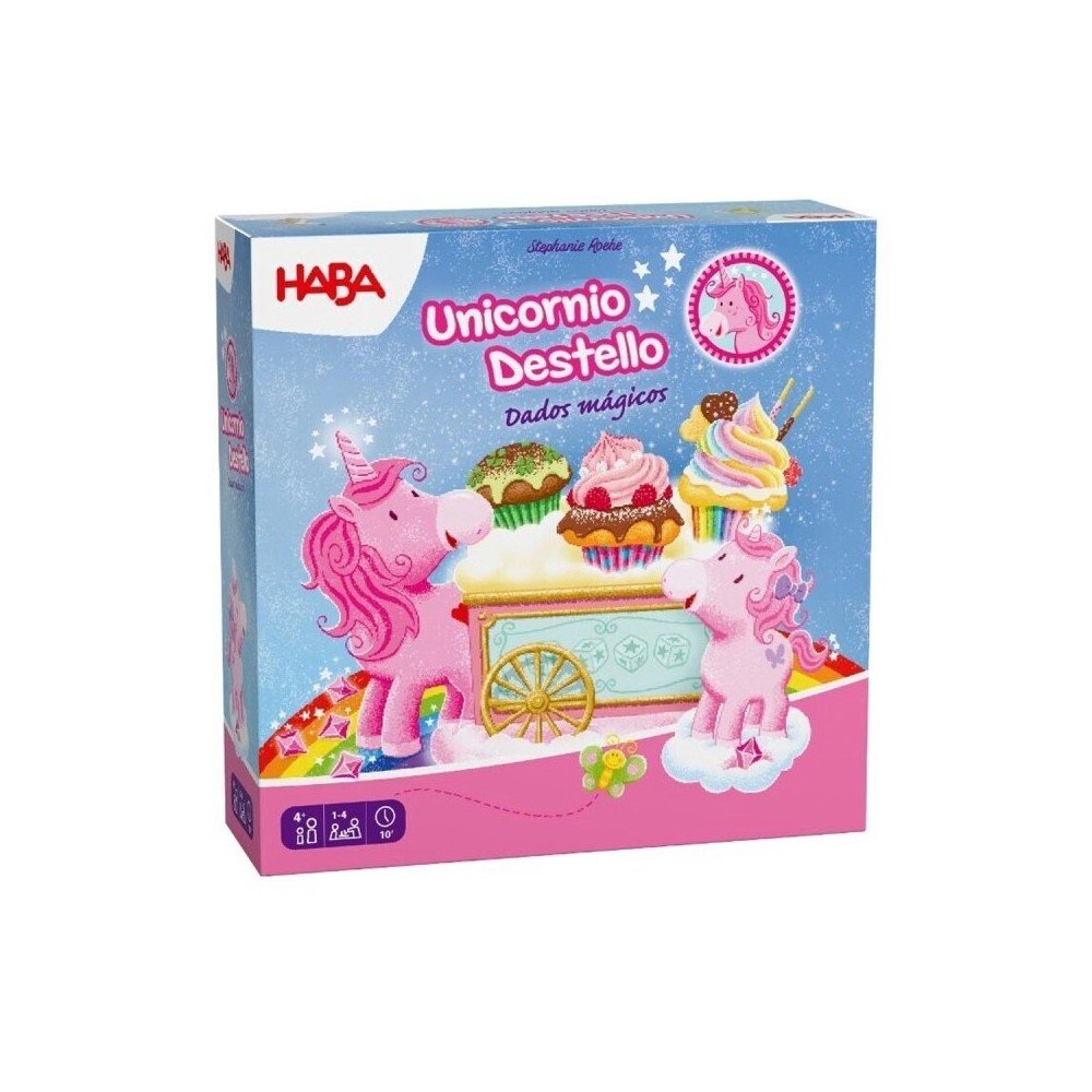 Juego Haba Unicornio Destello Dados Mágicos