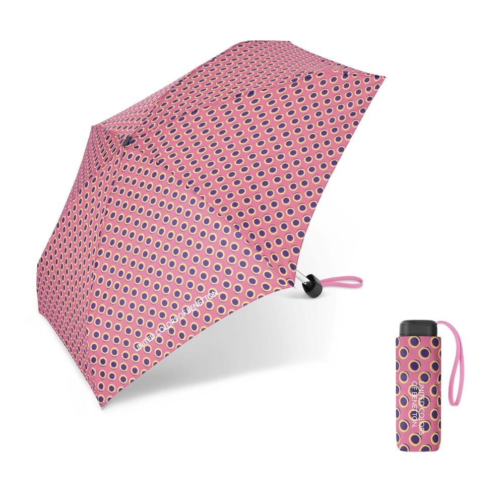 Paraguas Ultra Mini Manual Rosy Future Benetton 49/6 Cuatro Gotas