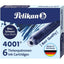 Cartucho de Tinta Pelikan 4001 TP6 Azul Negro
