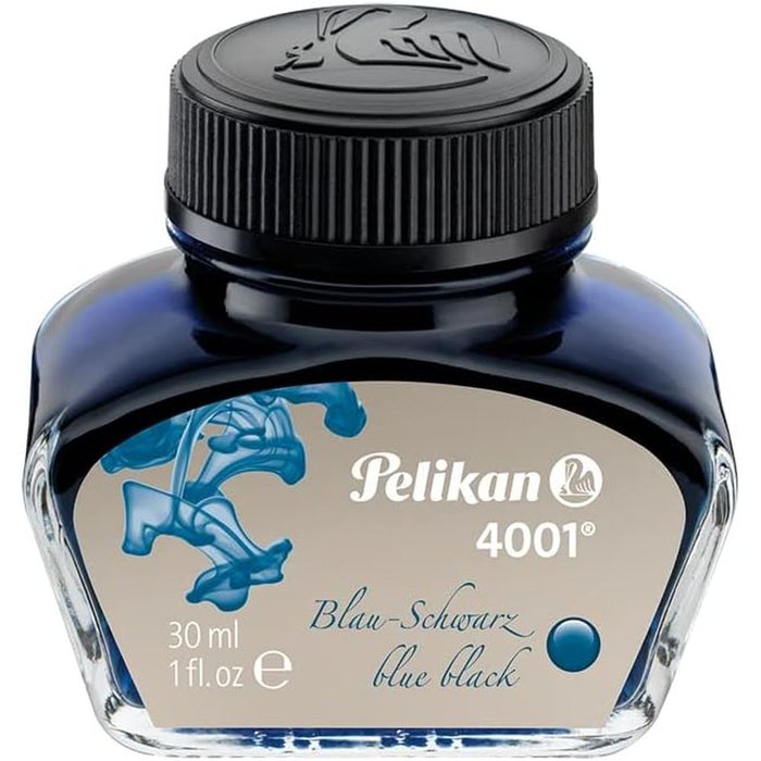 Tintero Pelikan 4001 30ML Azul Negro