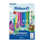 Lápiz Pelikan Combino Jumbo Triangular 12 Colores Surtidos