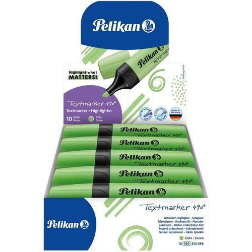 C/10 marcador fluorescente textmarker 490 verde Imagen principal del producto