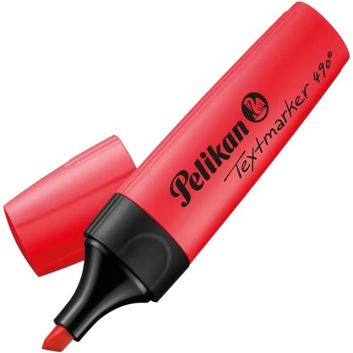 C/10 Marcador fluorescente Rojo Pelikan Imagen principal del producto
