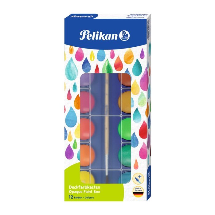 ACUARELA PELIKAN F355 PINCEL 12 COLORES | 1 UNIDADES | (PELIKAN, S,A,) Imagen principal del producto