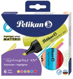 Marcadores fluorescentes surtidos PELIKAN para manualidades y oficina