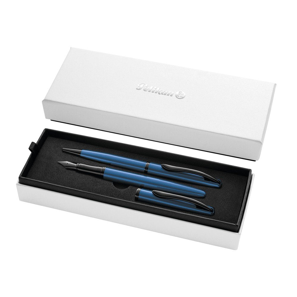 Set Boligrafo y Pluma Pelikan Jazz Noble Aguamarina Imagen principal del producto