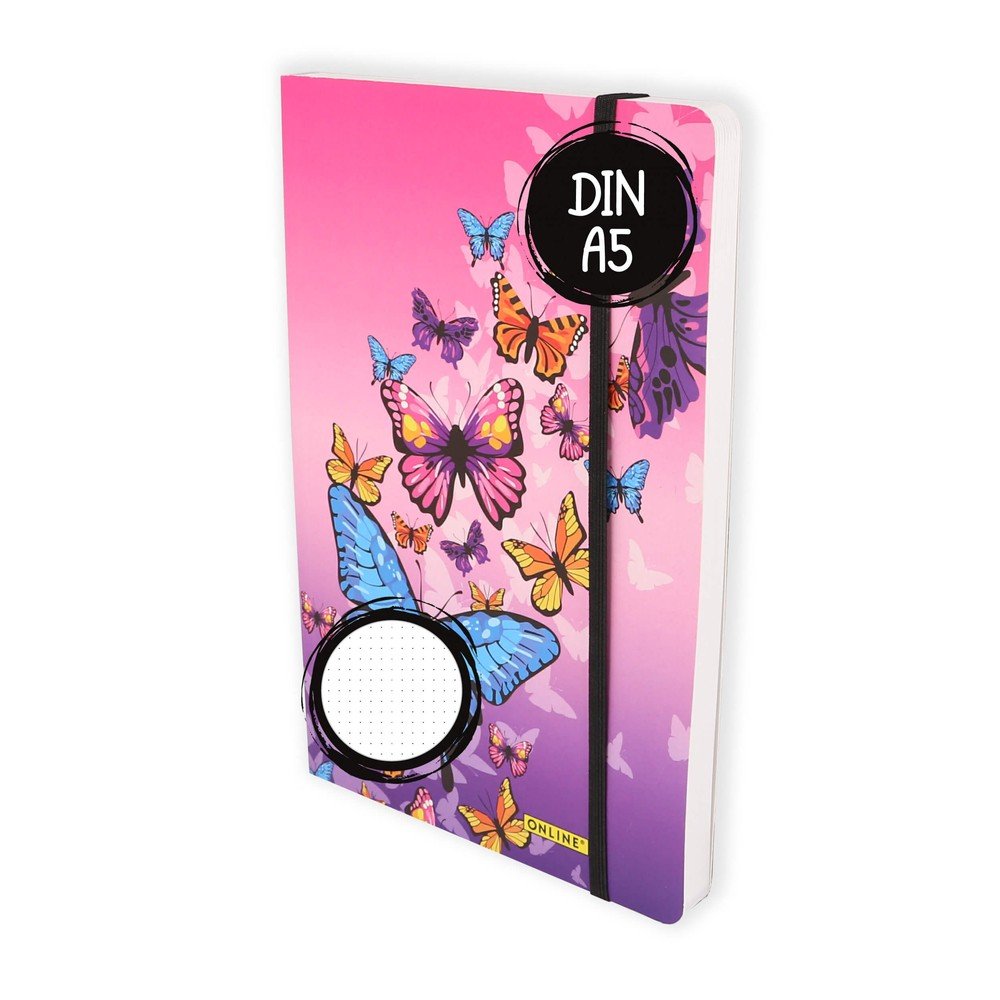 Bullet Journal Online A5 Butterfly 02286 Marca Online Imagen principal del producto
