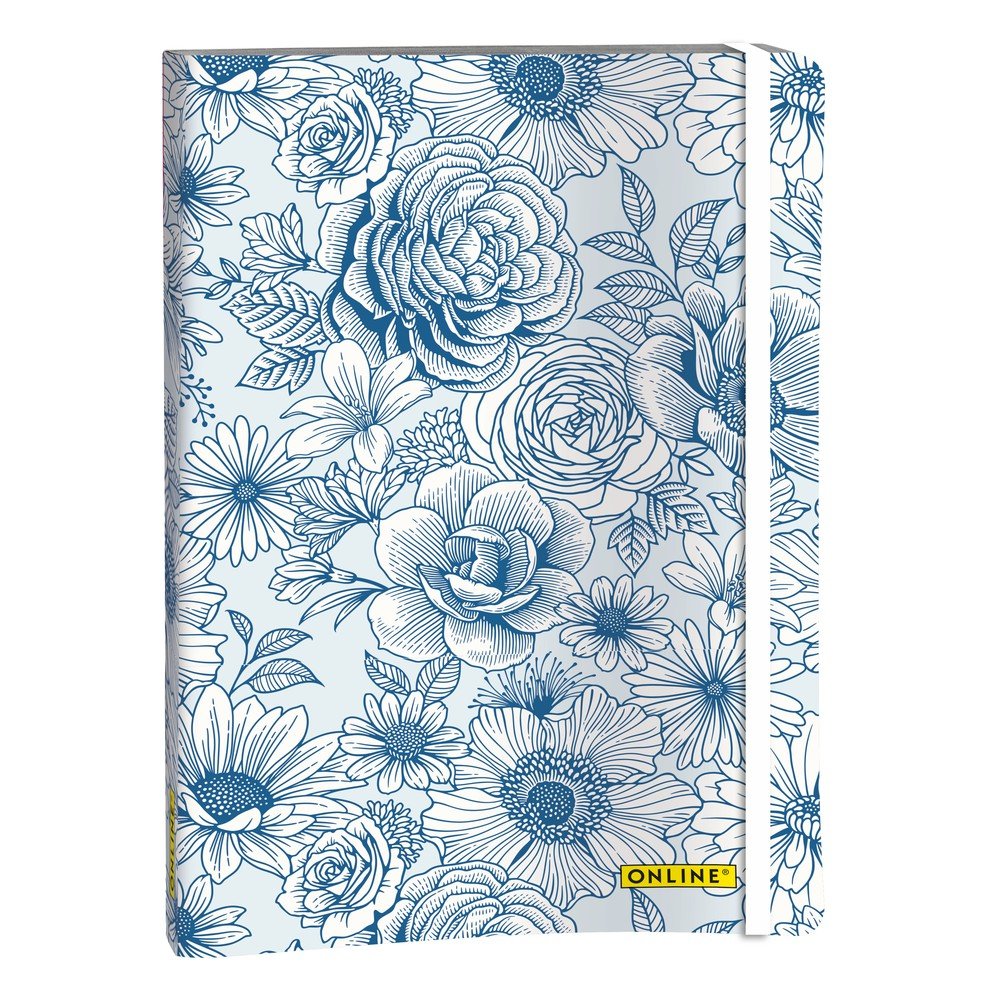 Bullet Journal Online A5 Blue Flowers 18022 Marca Online