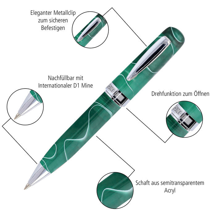 Bolígrafo Online Bohemian Art verde