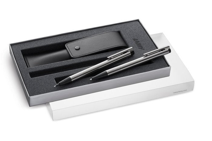 JUEGO BOLIGRAFO Y PORTAMINAS BRUSHED 105/205 CROMADO MATE | 1 UNIDADES | (LAMY) Imagen principal del producto