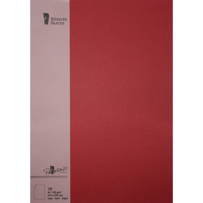 PAQUETE 10 UNIDADES FOLIO A4 PAPERADO GRANATE | 1 UNIDADES | (GRUPO ERIK ME)