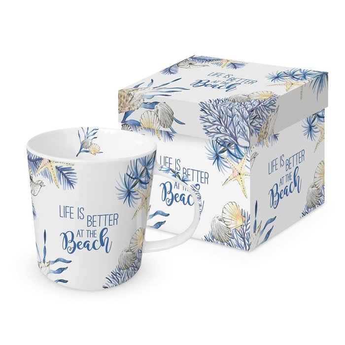 Taza Ocean Life is Better + Caja Regalo Imagen principal del producto