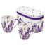 SET 2 TAZAS BEES & LAVENDER + CAJA REGALO | PPD | 1 UNIDAD | 4021766279482