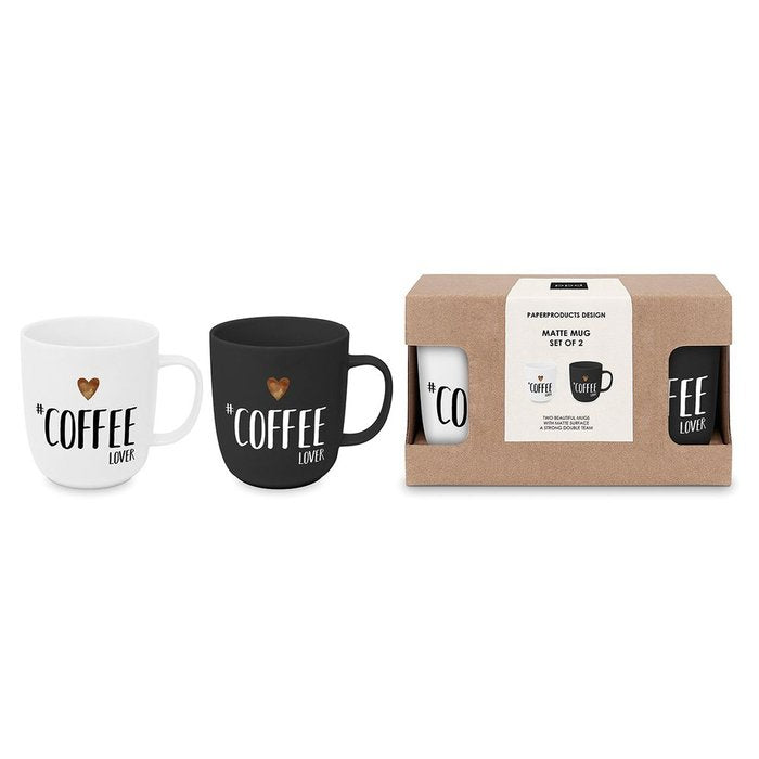 Set 2 Tazas Coffee Lover Mate PPD Imagen principal del producto