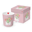 Taza Rosa Corazones para Ti + Caja Regalo