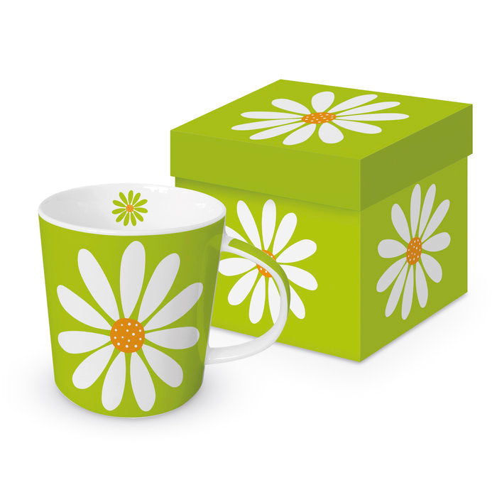 TAZA VERDE CON FLOR + CAJA REGALO | PPD | 1 UNIDAD | 4021766307222 Imagen principal del producto