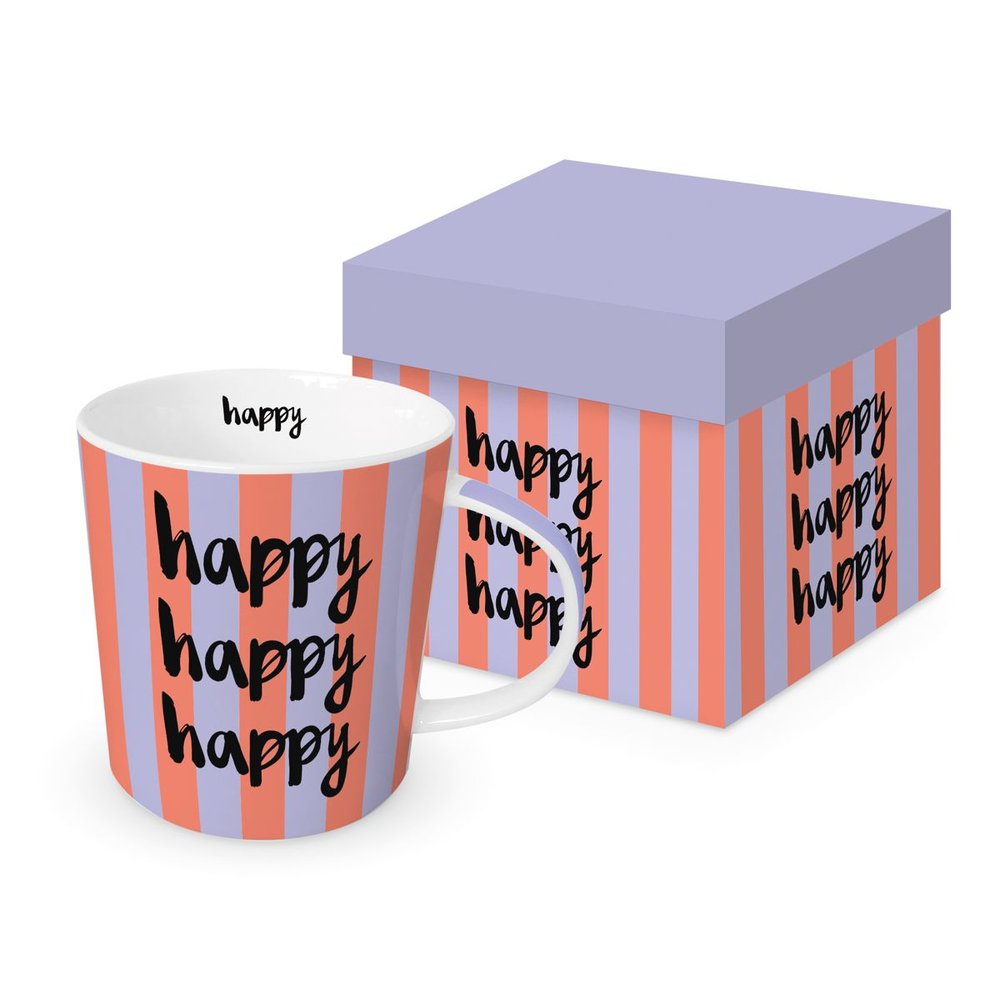 Taza Happy PPD con Caja Regalo Imagen principal del producto