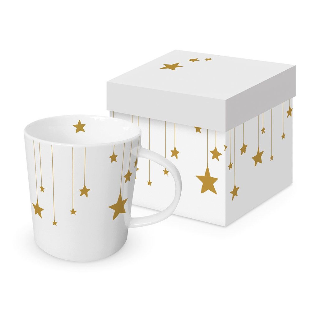 TAZA ESTRELLAS BLANCA + CAJA REGALO | PPD | 1 UNIDAD | 4021766308397 Imagen principal del producto