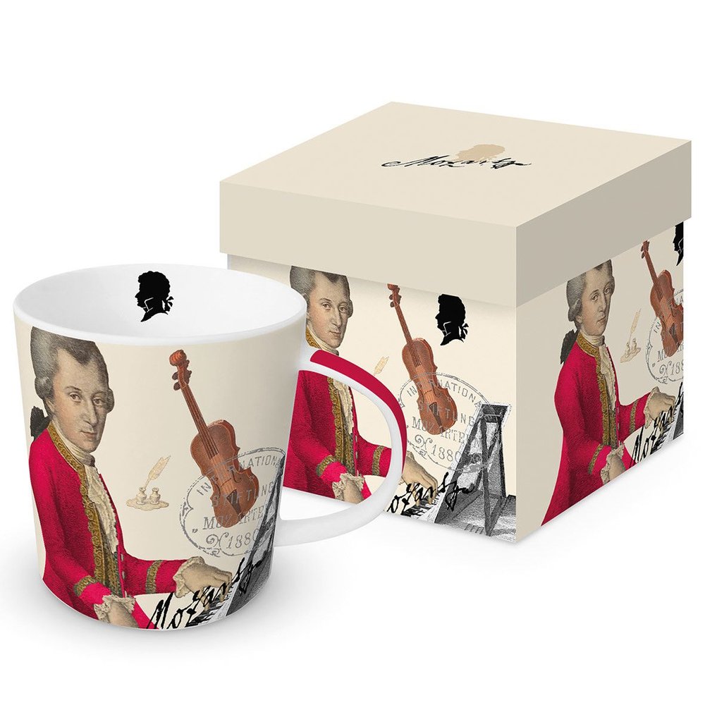 Taza Mozart con Caja Regalo PPD