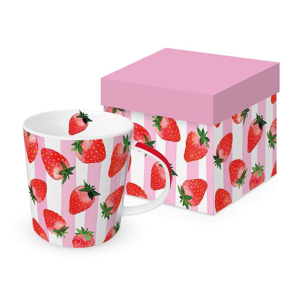 Taza Fresas + Caja Regalo Imagen principal del producto