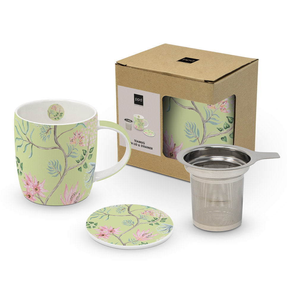 Taza Te Fiore Verte con Infusor + Caja Regalo Imagen principal del producto