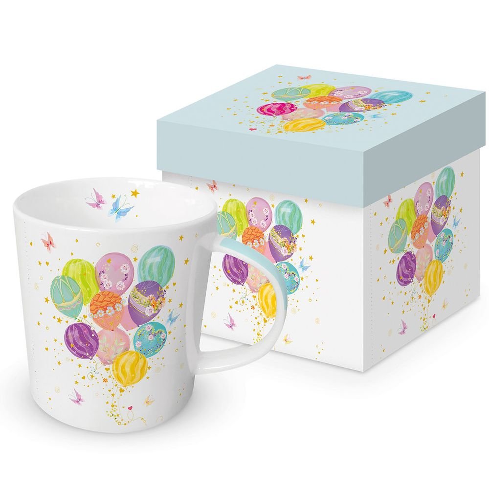 Taza Balloons + Caja Regalo