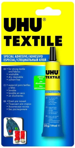 Pegamento textil UHU 20 g para manualidades y costura Imagen principal del producto