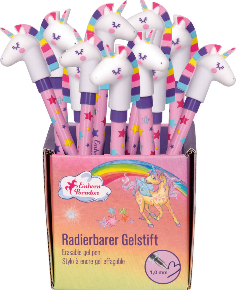Expositor 24 Bolígrafos Borrables Unicorn Paradise Spiegelburg