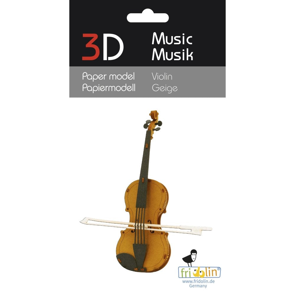 Maqueta Carton 3D Violin Fridolin Maquetas Imagen principal del producto