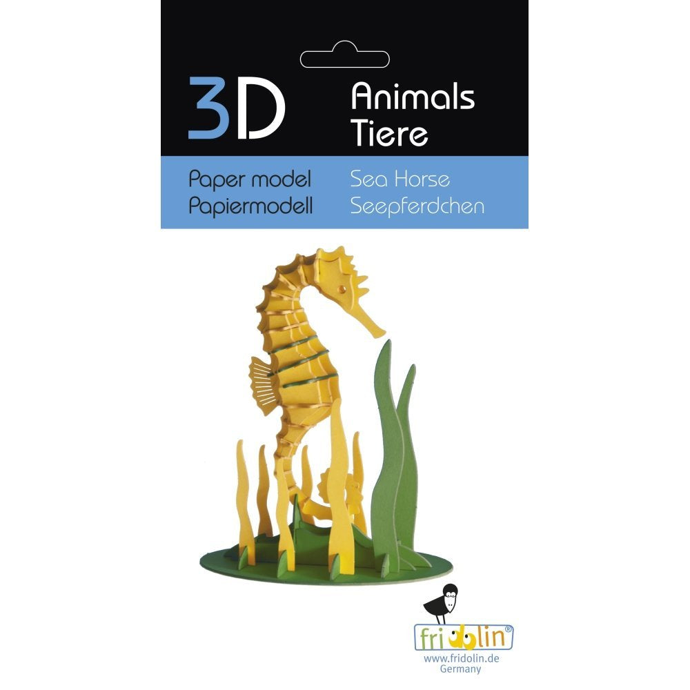 Maqueta Cartón 3D Caballito de Mar Fridolin Maquetas Imagen principal del producto