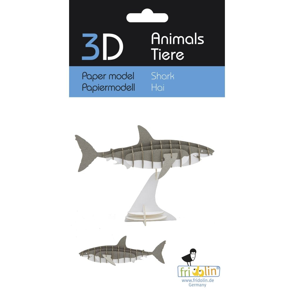 Maqueta Carton 3D Tiburón Fridolin Maquetas Imagen principal del producto