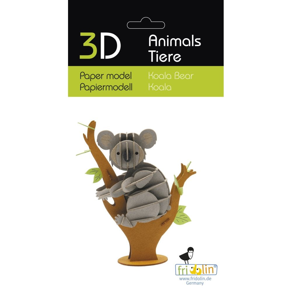 Maqueta Cartón 3D Koala Fridolin Maquetas Imagen principal del producto