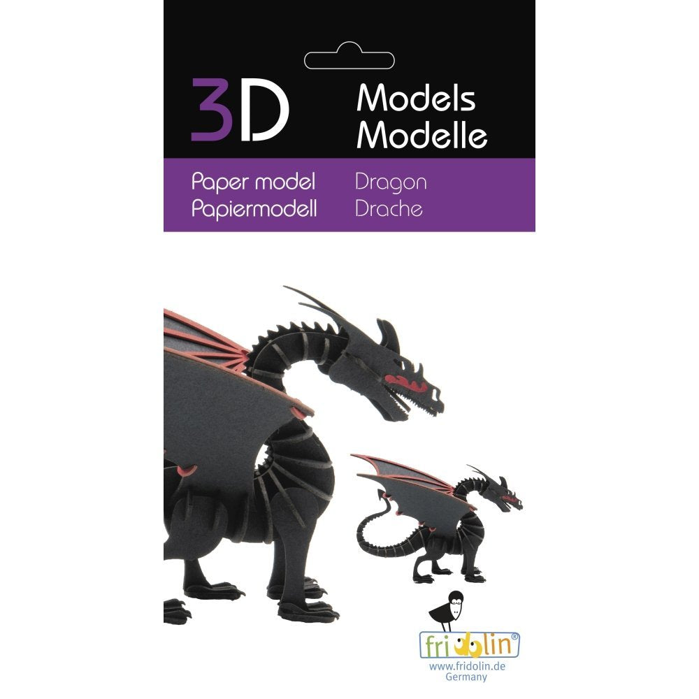 Maqueta Cartón 3D Dragon Fridolin Maquetas Imagen principal del producto