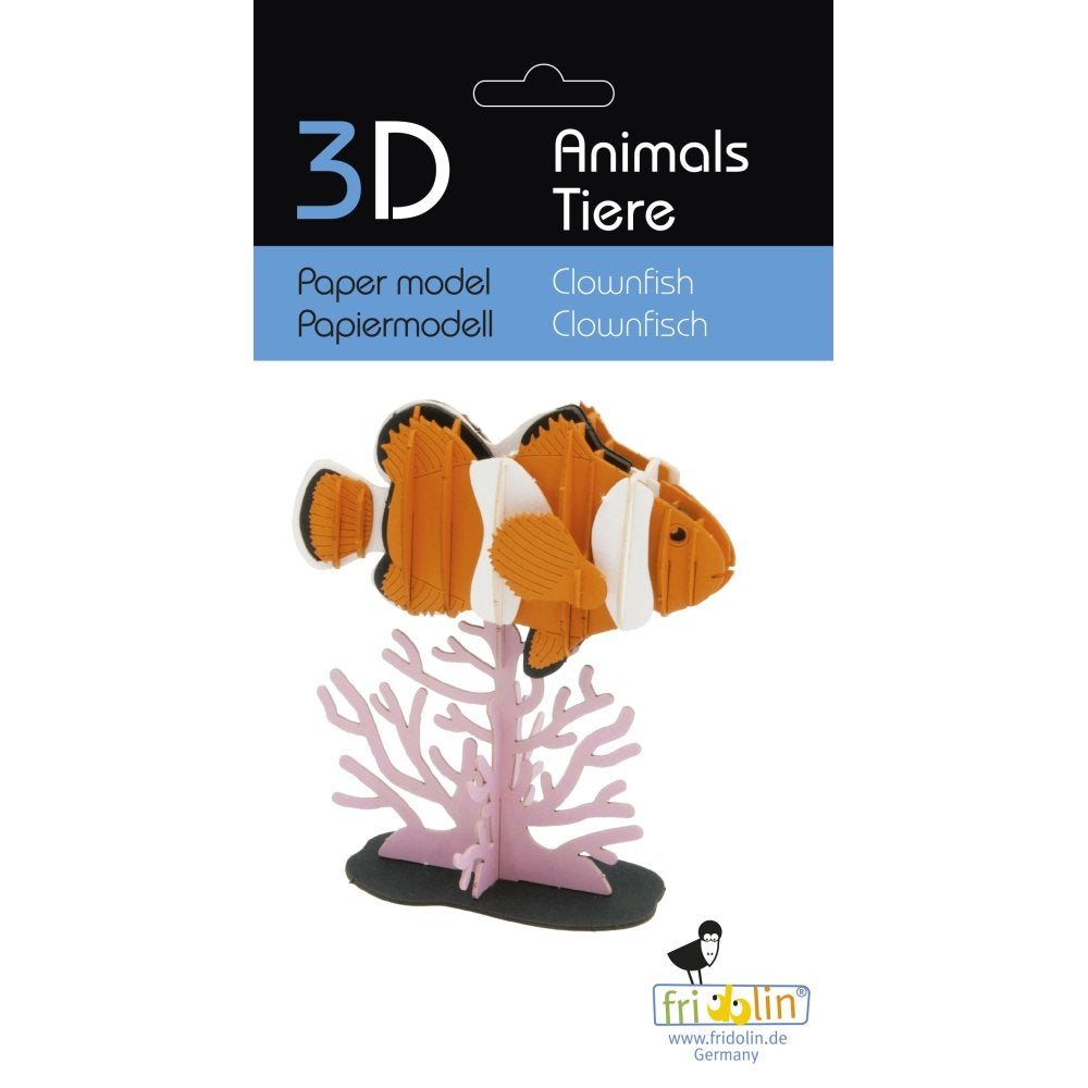 Maqueta Carton 3D Pez Payaso Fridolin Maquetas Imagen principal del producto